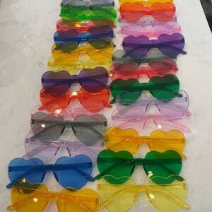 27 Colorful Heart-Shaped Sunglasses